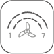 7 Grades Outdoor Fan Speeds