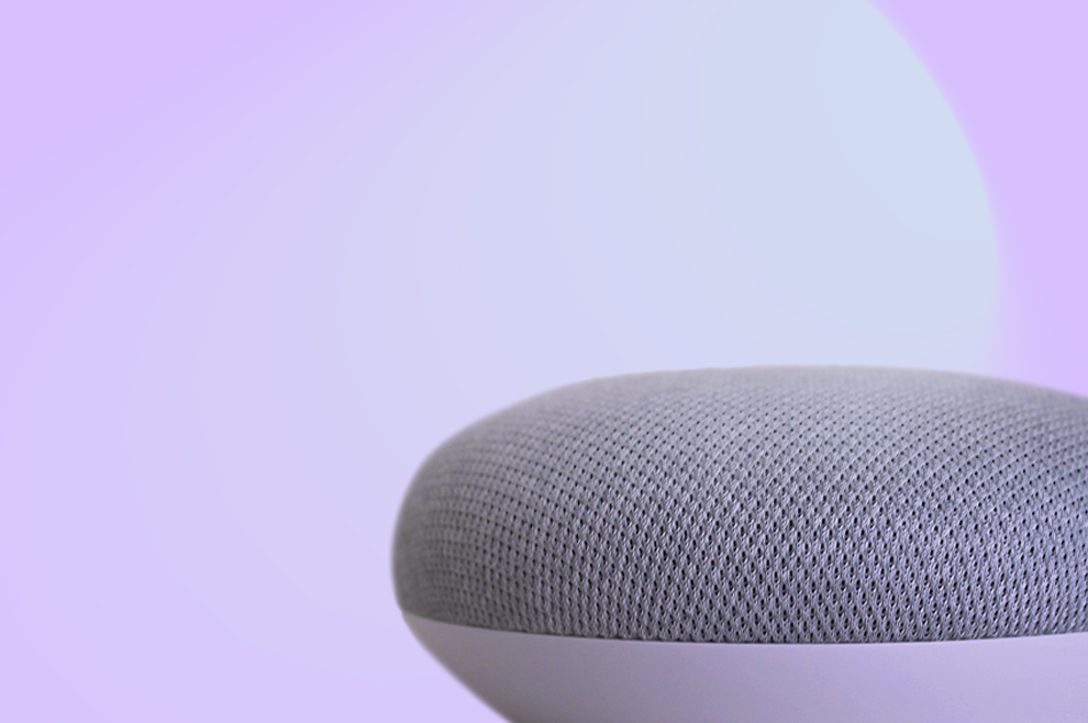 CONTROL4 NRG: Parla con la tua casa grazie alle voice skills Alexa. Immagine di un dispositivo alexa.