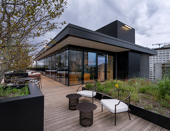 VP19 Milán | Edificio terraza Clivet